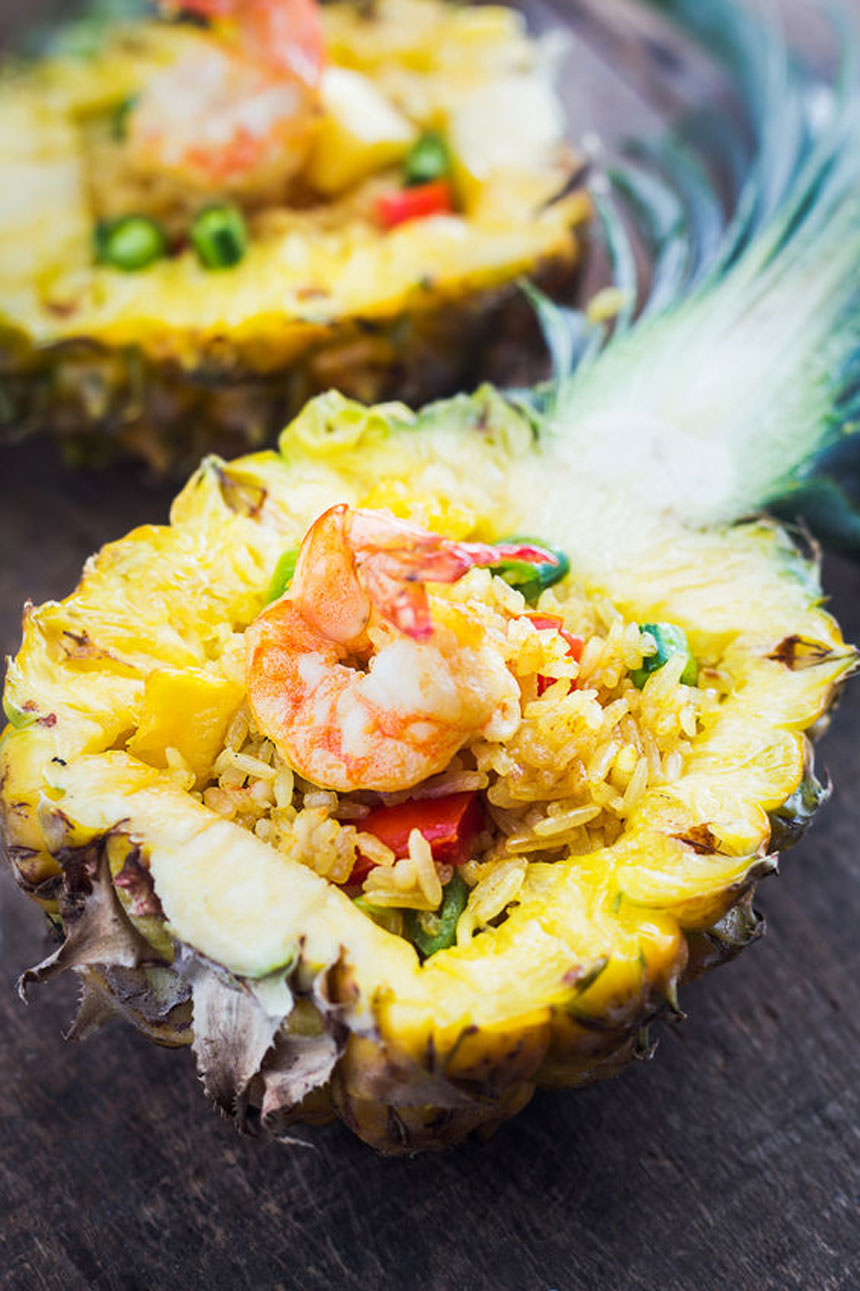 Thai Pineapple Fried Rice in Bangkok | Travelvui