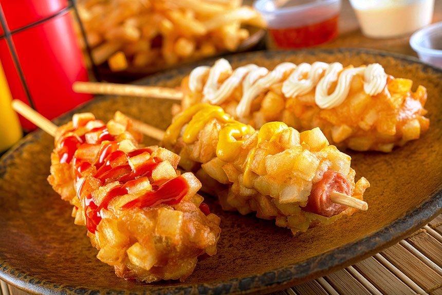 Korean Hot Dogs - Kirbie's Cravings